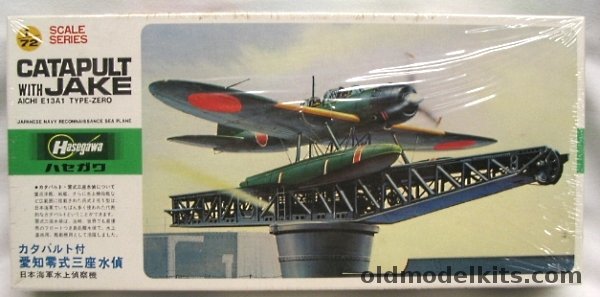 Hasegawa 1/72 Catapult with Jake - Aichi E13A1 Type-Zero with Extra Decals, C9 plastic model kit